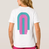 T-Shirt de base des filles Arberor - Gras Graphism (Dos)