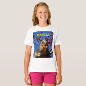 T-shirt de base des filles de l'écureuil de Kansas (Devant entier)