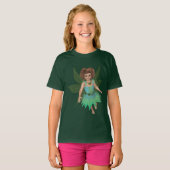 T-shirt de base des filles pour bébés fées (Devant entier)