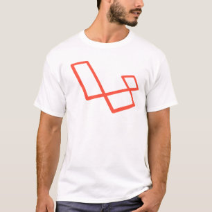 T-shirt de base d'hommes de cadre de Laravel