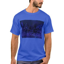 T-shirt de base du bleu royal des hommes - salle