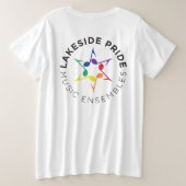 T-shirt de base du Plus-Size des femmes (Design dos)