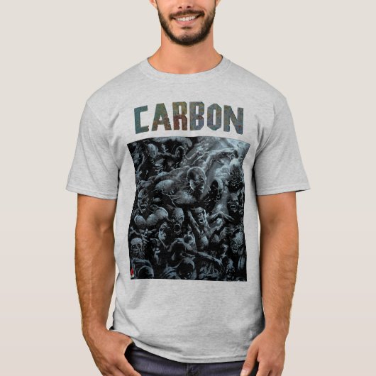 T-shirt de base en carbone (Devant)