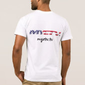 T-shirt de base en toile Bella de MYETV (Dos)