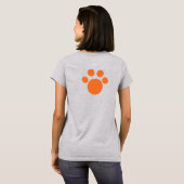 T-shirt de base féminin (Dos entier)