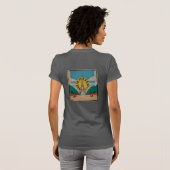 T-shirt de base féminin (Dos entier)