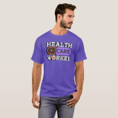 T-shirt de base foncé Style Confortable, décontrac (Devant entier)
