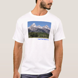 T-shirt de base grand de parc national de Teton