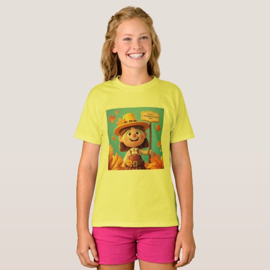 T-shirt de base pour enfants (Devant entier)