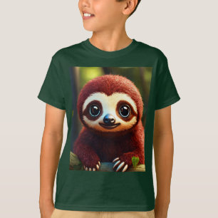 T-shirt de base pour enfants - adorable crépi roug
