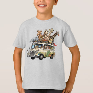 T-shirt de base pour enfants Animaux