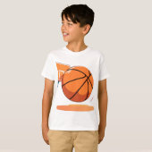 T-shirt de base pour enfants - Big Basketball (Devant entier)
