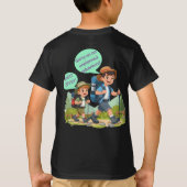 T-shirt de base pour enfants d'aventure (Dos)