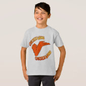 T-shirt de base pour enfants de poule (Devant entier)
