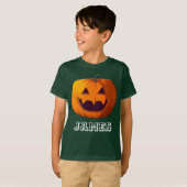 T-shirt de base pour enfants d'Halloween (Devant entier)