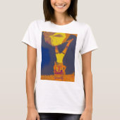 T-shirt de base pour femmes Acrobat Headstand Art, (Devant)