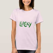 T-shirt de base pour femmes chanceuses
