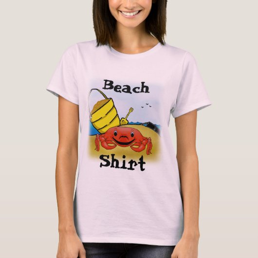 T-shirt de base pour femmes de Beach Day (Devant)