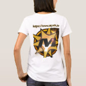 T-shirt de base pour femmes de MYETV multicolore - (Dos)