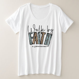 T-shirt de base pour femmes de taille plus grande