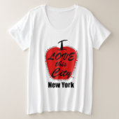 T-shirt de base pour femmes de taille plus grande (Design devant)