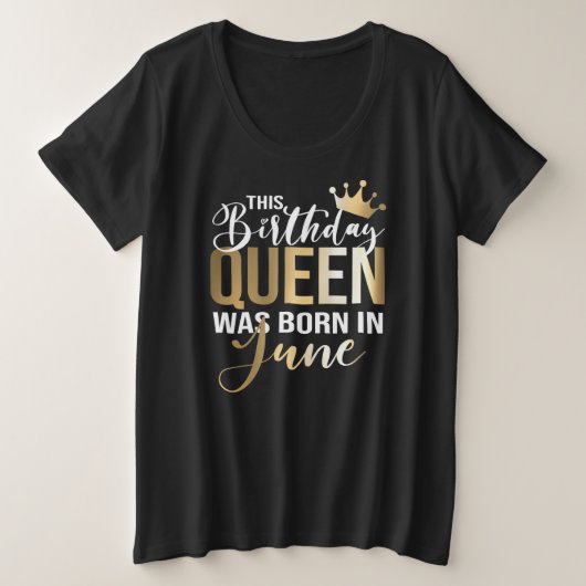 T-shirt de base pour femmes de taille plus grande (Design devant)
