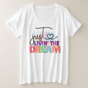 T-shirt de base pour femmes de taille plus grande