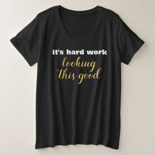 T-shirt de base pour femmes de taille plus grande