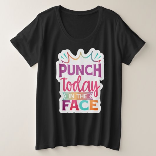 T-shirt de base pour femmes de taille plus grande (Design devant)