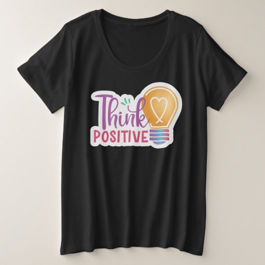 T-shirt de base pour femmes de taille plus grande (Design devant)