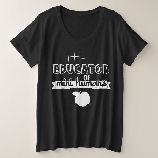 T-shirt de base pour femmes de taille plus grande (Design devant)