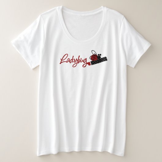 T-shirt de base pour femmes de taille plus grande (Design devant)
