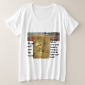 T-shirt de base pour femmes de taille plus grande (Design devant)