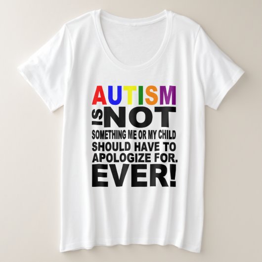 T-shirt de base pour femmes de taille plus grande (Design devant)