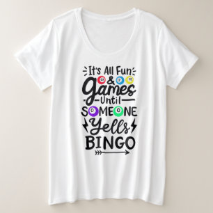 T-shirt de base pour femmes de taille plus grande