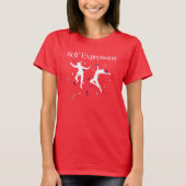 T-shirt de base pour femmes d'expression libre (Devant)