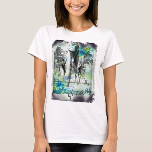 T-shirt de base pour femmes Dream (Devant)