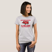 T-shirt de base pour femmes sensibilisation sur l' (Devant entier)