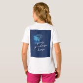 T-shirt de base pour filles (Dos entier)