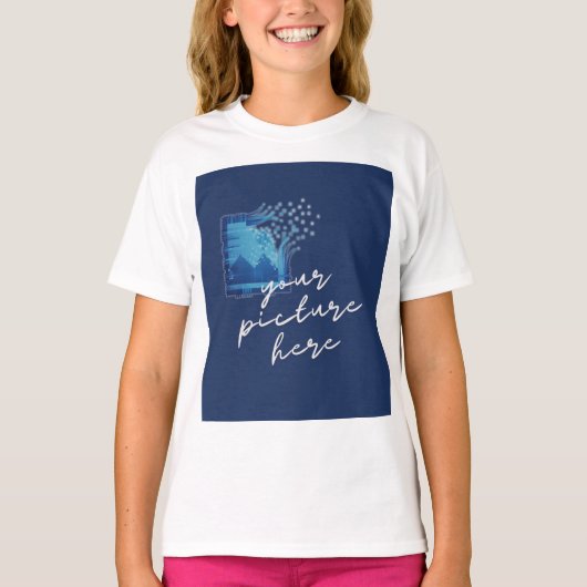 T-shirt de base pour filles (Devant)