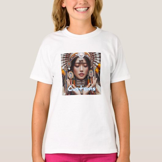 T-shirt de base pour filles (Devant)