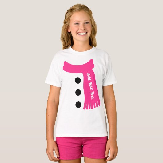 T-shirt de base pour filles (Devant entier)