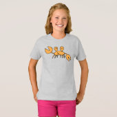 T-shirt de base pour filles (Devant entier)
