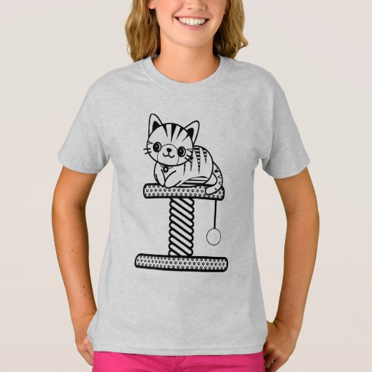 T-shirt de base pour filles (Devant)