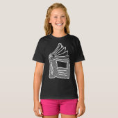 T-shirt de base pour filles (Devant entier)