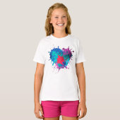 T-shirt de base pour filles (Devant entier)