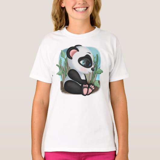 T-shirt de base pour filles (Devant)