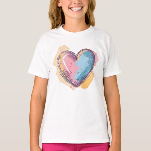 T-shirt de base pour filles (Devant)
