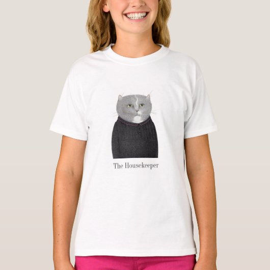 T-shirt de base pour filles CAT GARDEUR (Devant)