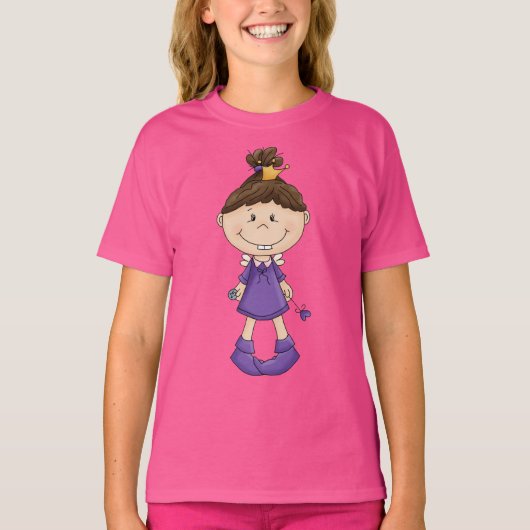 T-shirt de base pour filles de fées (Devant)